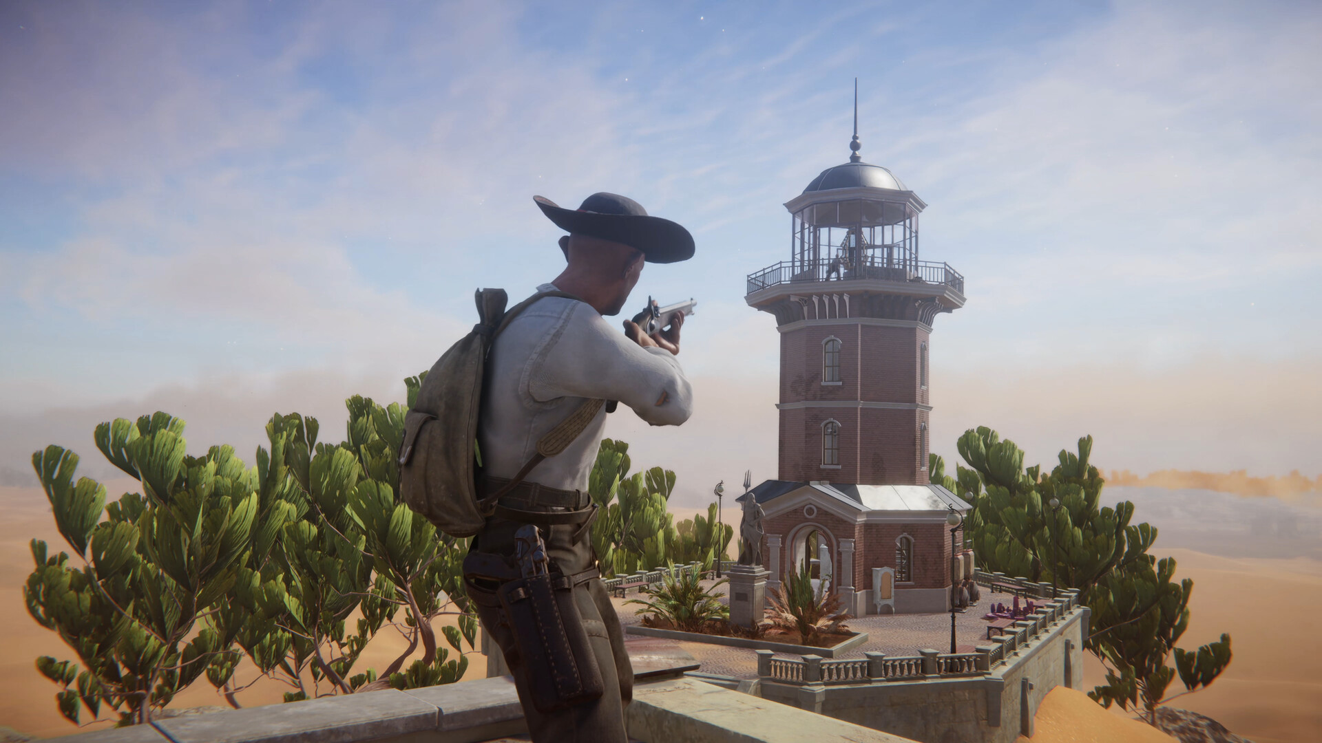 Official Steam screenshot showing ruins and route pressure in SAND Raiders of Sophie.